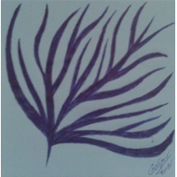 Bush on fire - Hand made tribal p..