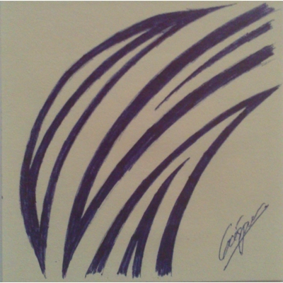 Sea wave - Hand made tribal picture Sea wave - Hand made tribal picture