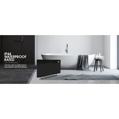 BERG Far Infrared Electric Wi-Fi/Remote Control Smart Glass Panel Heater - Ultraslim