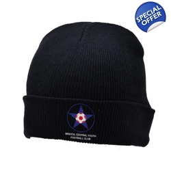 Black Logo Beanie - Bristol Central Badge