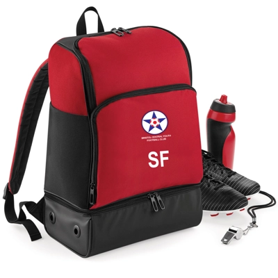 Bristol Central FC Hardbase Sports Backpack 2 Colour Options