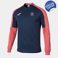 Bristol Central Coach Joma Eco Championship 1/4 Zip - Navy/Orange