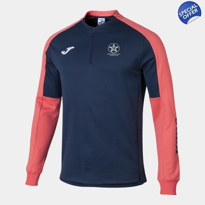Bristol Central Coach Joma Eco Championship 1/4 Zip - Navy/Orange