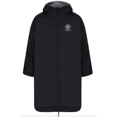 All Weather Robe Print Logo - Black