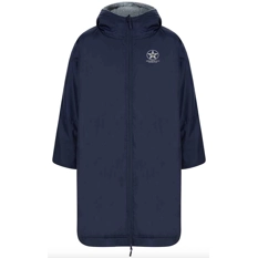 All Weather Robe Print Logo - Navy