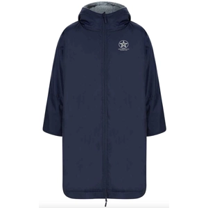 All Weather Robe Print Logo - Navy