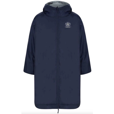 All Weather Robe Print Logo - Navy