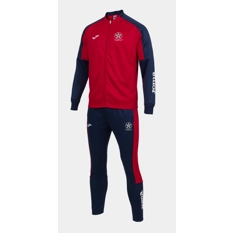 Joma Eco Championship Tracksuit Set - Red/Navy