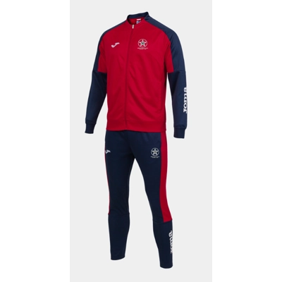 Joma Eco Championship Tracksuit Set - Red/Navy