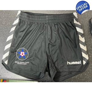 Clearance Bristol Central Hummel Short - Black - X/Small