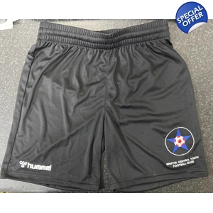 Clearance Bristol Central Hummel Training Short - Black