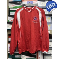 Clearance Bristol Central Precision Red L/S Shirt - Small