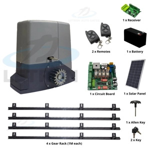 Letron Sliding Gate Opener SL3000 24V Solar