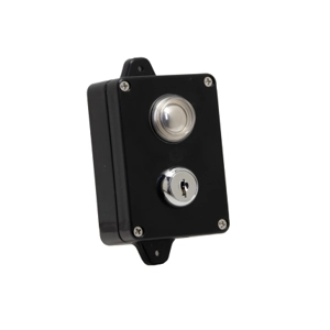 Letron Wireless Push Button & Key- BLACK