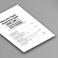 Lead Paint Booklets - Local NYC