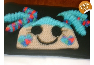 Blue Heartfelt Hat