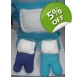 Among Us Character Blue Bundle Purse Set