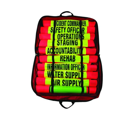 Fire Command Vest Set of 10 Titles Orange