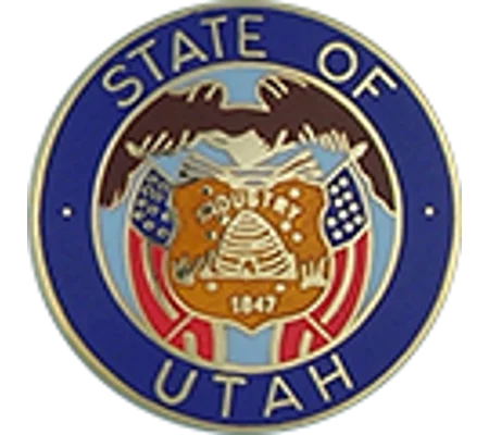Collar Insignia Tac Pin State Seal UT Utah