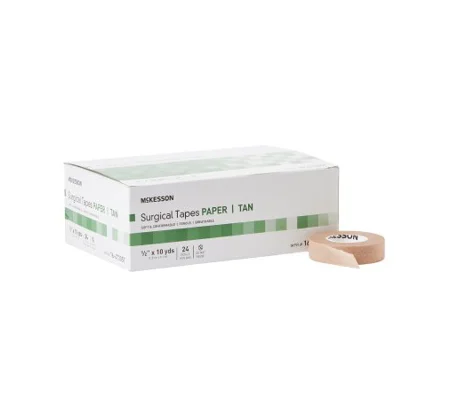 Medical Tape McKesson Tan 1/2 Inch X 10 Yard Paper