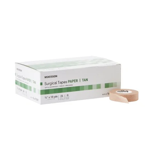 Medical Tape McKesson Tan 1/2 Inch X 10 Yard Paper