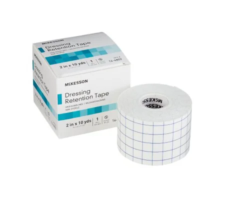 Dressing Retention Tape Fabric Printed Release Paper 2 Inch X 10 Yard