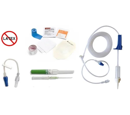 Advanced IV Start Kit with 24 Gauge 60 Drip Tubing