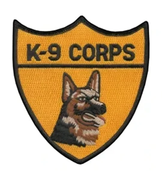 K9 Unit Dog Shoulder Patch Corps