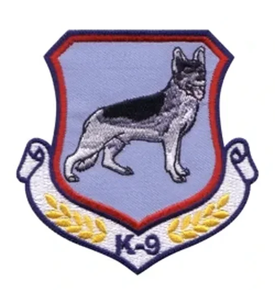 K9 Unit Dog Shoulder Patch Light Blue
