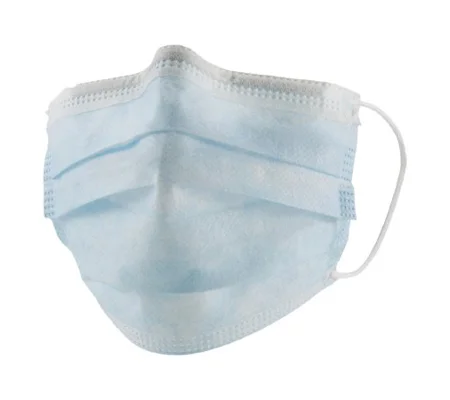 Disposable Face Mask 3 Ply Blue Earloop 5 Pack