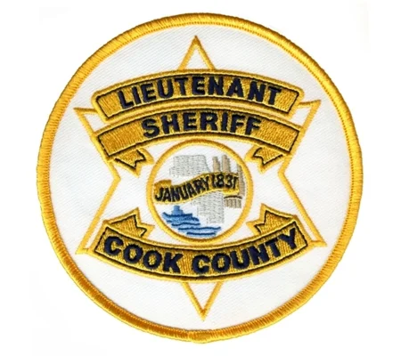 IL Illinois Cook County Sheriffs Police Patch Lieutenant
