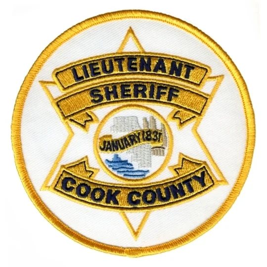 IL Illinois Cook County Sheriffs Police Patch Lieutenant
