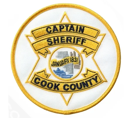 IL Illinois Cook County Sheriffs Police Patch Captain