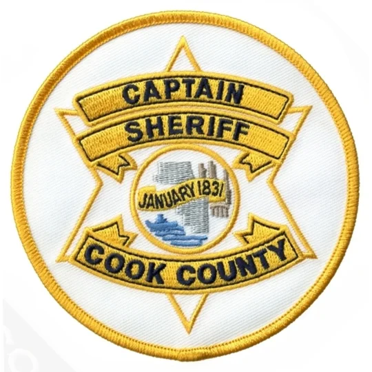 IL Illinois Cook County Sheriffs Police Patch Captain