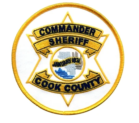 IL Illinois Cook County Sheriffs Police Patch Commander