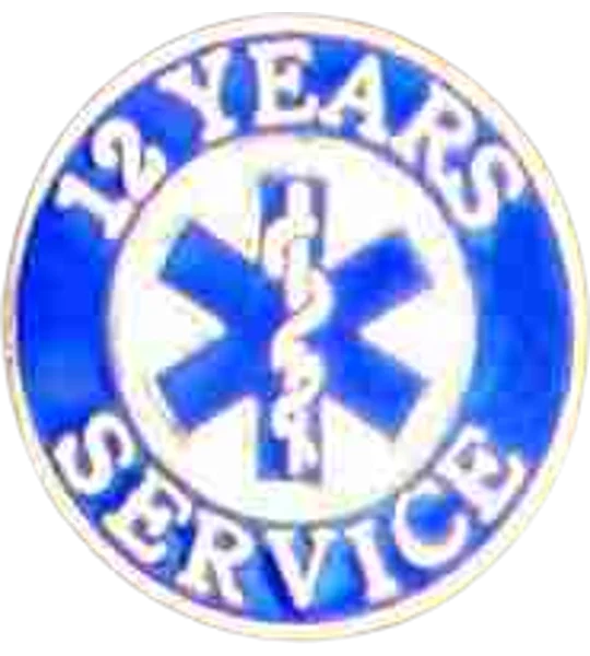 Insignia Tac Pin SOL Star of Life Years Service 12