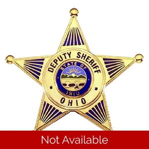 Ohio Deputy Sheriff Officer Breast Badge Gold Large