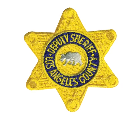 CA California State Deputy Sheriff Badge Patch Gold