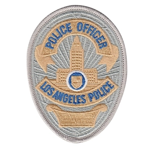 CA California Los Angeles Police LAPD Badge Patch Officer