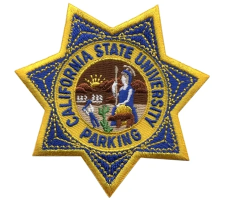CA California State University Parking Badge Patch