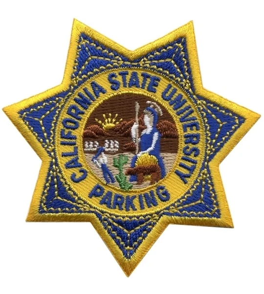 CA California State University Parking Badge Patch