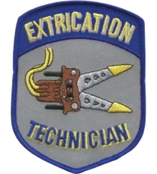 Extrication Technician Jaws of Life Shoulder Patch Reflective