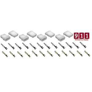 Strobe Amp Power Supply Connectors Plugs Set 3 Pin