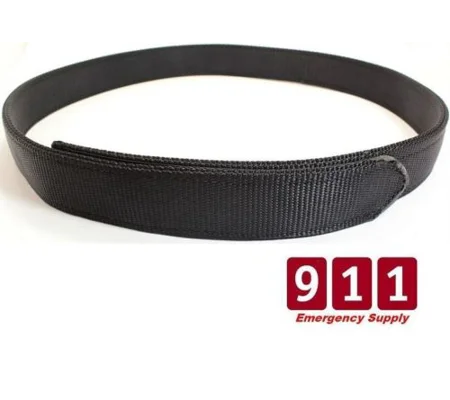 Black Polypro Webbing Basic Field Belt Velcro Closure Inner Duty