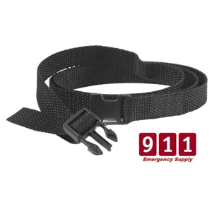 Black Polypro Webbing Basic Field Belt Delrin Quick Release Buckle