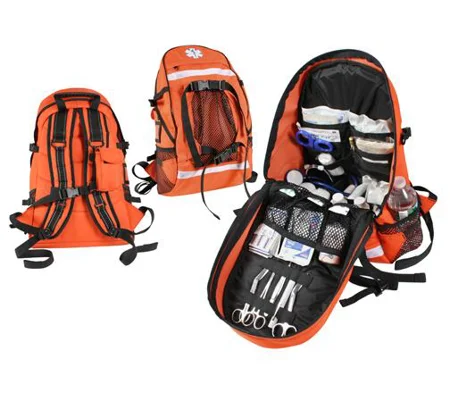 Backback Trauma Medical Bag with Optional Supplies Stocked