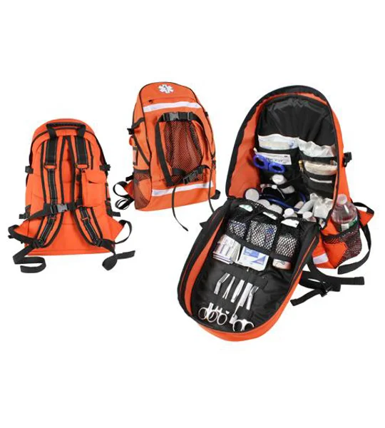 Backback Trauma Medical Bag with Optional Supplies Stocked