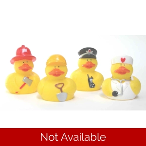 Firefighter, Nurse, Police, Construction Rubber Duckie