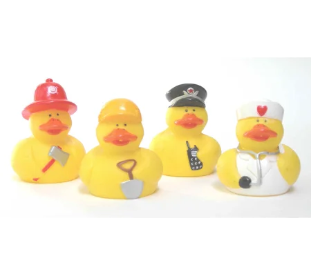 Firefighter, Nurse, Police, Construction Rubber Duckie