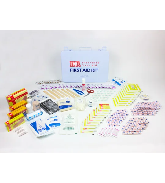 First Aid Kit 50 Person Metal Case